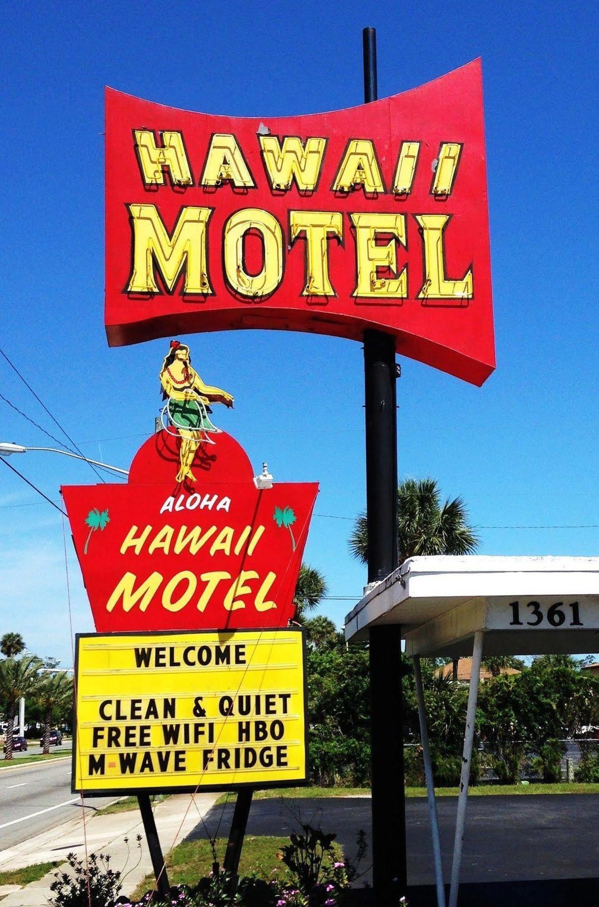 Hawaii Motel Daytona Beach Shores Eksteriør billede